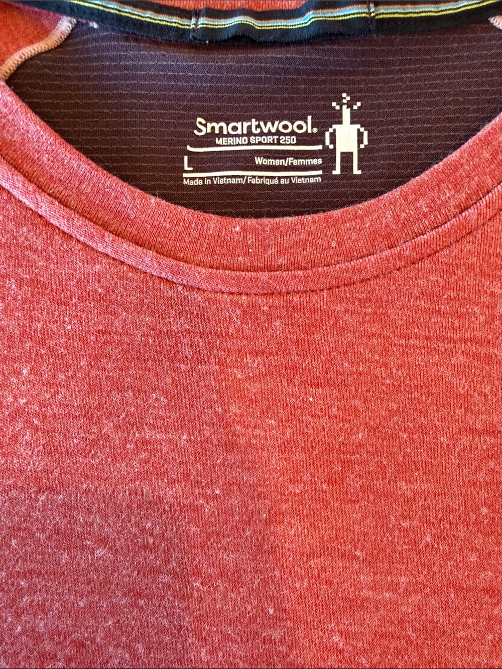 Smartwool Women’s Heathered Orange Crewneck Sweater
